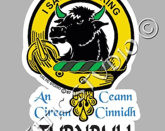 Turnbull Clan Crest Decal | Custom Scottish Heritage Car & Laptop Stickers