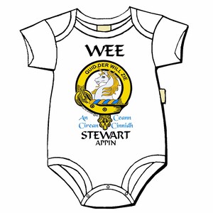 Stewart (Appin) Scottish Clan Crest Baby Jumper