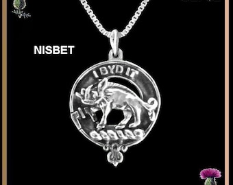 Nisbet Clan Crest Scottish Anhänger CLP02