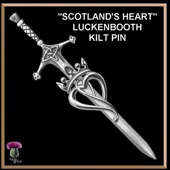 Scotland's Heart Luckenbooth Kilt Pin 