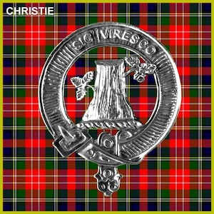Christie clan Crest Schotse GLB badge CB02