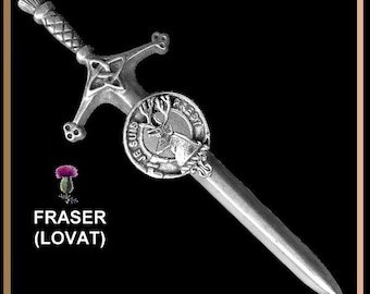 Outlander Inspired Fraser Lovat Clan Crest Kilt Pin, Scottish Pin ~ CKP02