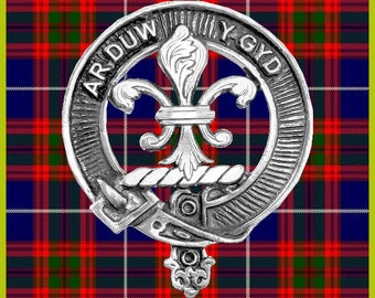 Games Clan Crest Schotse Cap Badge CB02