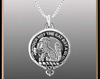 MacPherson Clan Crest Pendant, Scottish Necklace CLP02