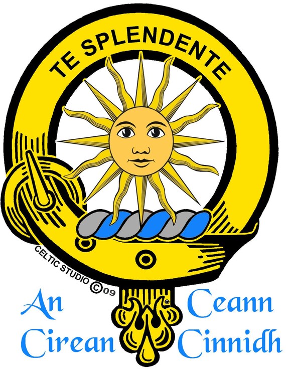 Carstairs Clan Crest Scottish Pendant CLP02 Etsy