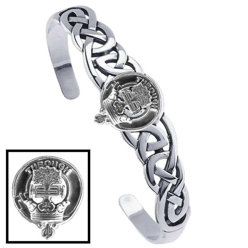 Hamilton Clan Crest Celtic Cuff Bracelet outlet