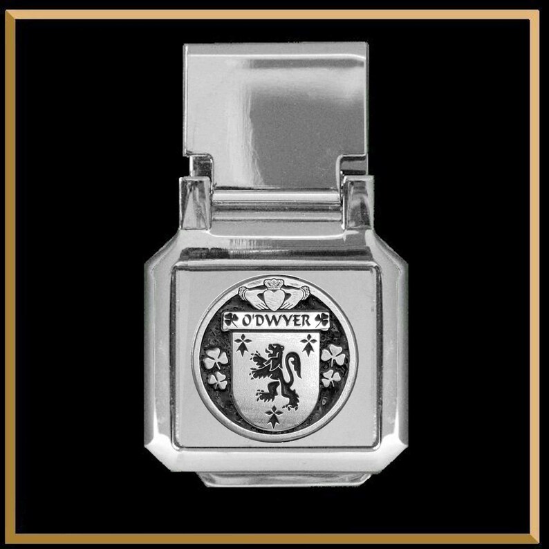 Dwyer Irish Coat of Arms Money Clip