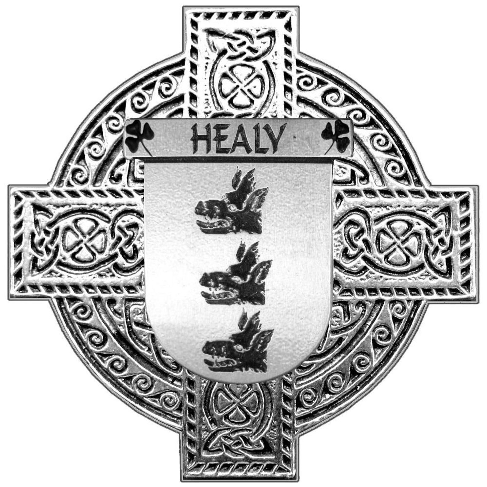 Healy Irish Coat of Arms Badge Stainless Steel Tankard Etsy