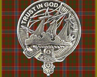 Harkness Clan Crest Scottish Cap Badge CB02