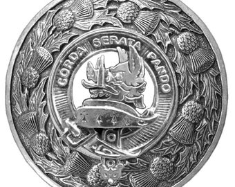 Lockhart Clan Badge Schotse geruite broche