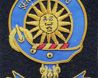Kerr Scottish Clan Embroidered Crest