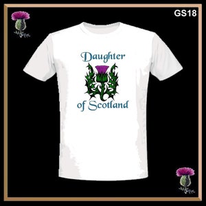 Tochter von Schottland T-Shirt Thistle Shirt GS18