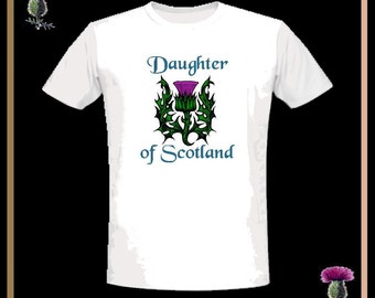 Tochter von Schottland T-Shirt Thistle Shirt GS18