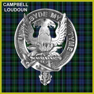 Odznaka szkocka Campbell Loudoun Clan Crest CB02