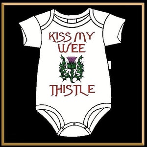 Scottish Baby Jumper - Kiss My Wee Thistle
