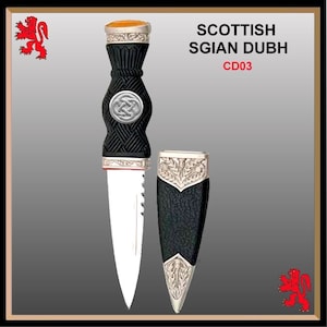 Celtic Interlace Knot Sgian Dubh CD03