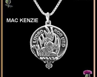 MacKenzie  Clan Crest Scottish Pendant CLP02