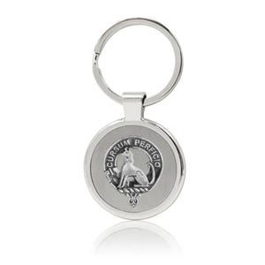 Hunter Clan Clan Crest Stainless Steel Key Ring