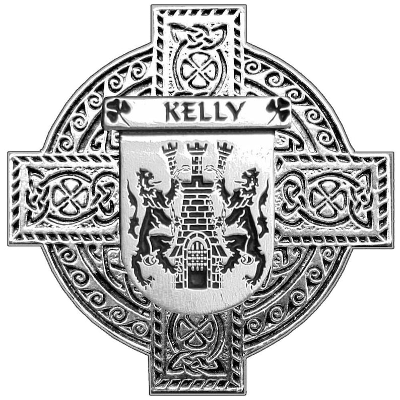 Kelly Irish Coat of Arms Badge Stainless Steel Tankard Etsy