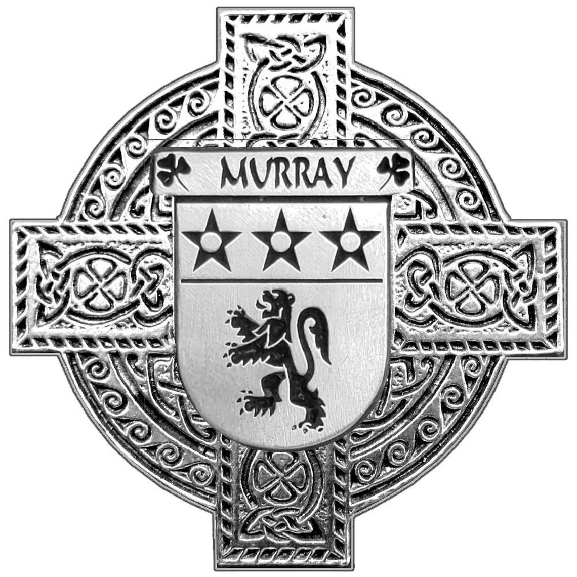 Murray Irish Coat of Arms Badge Stainless Steel Tankard Etsy