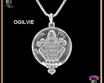Ogilvie Clan Crest Scottish Pendant CLP02