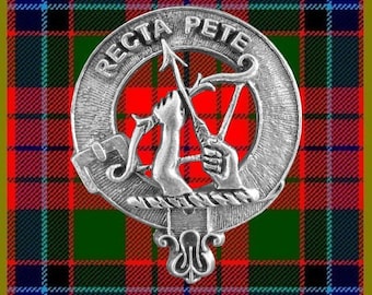Fletcher Clan Crest Scottish Pewter Cap Badge CB01