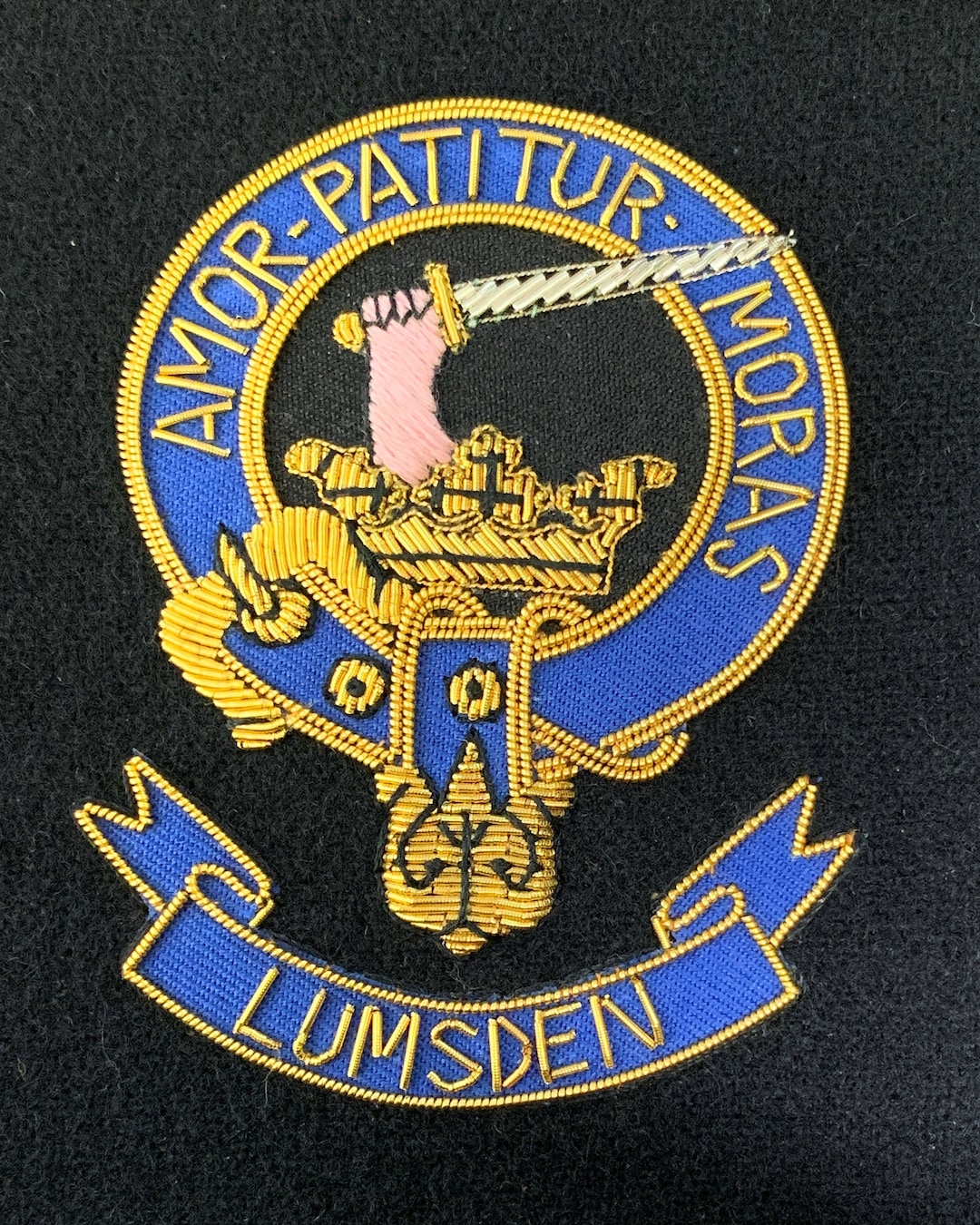 Lumsden Scottish Clan Embroidered Crest - Etsy
