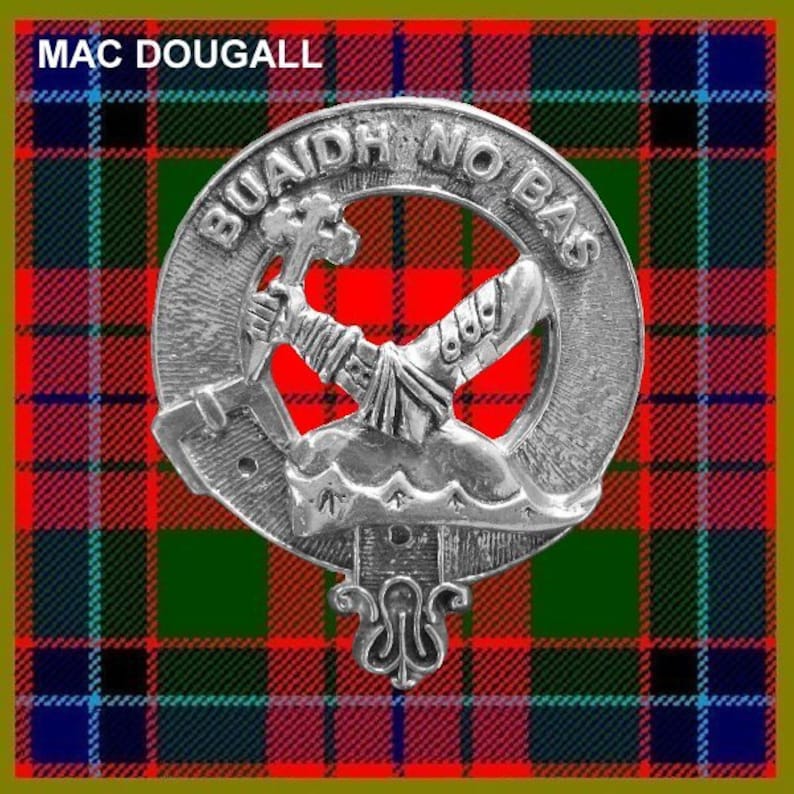 MacDougall Clan Crest Scottish Pewter Cap Badge CB01 Etsy