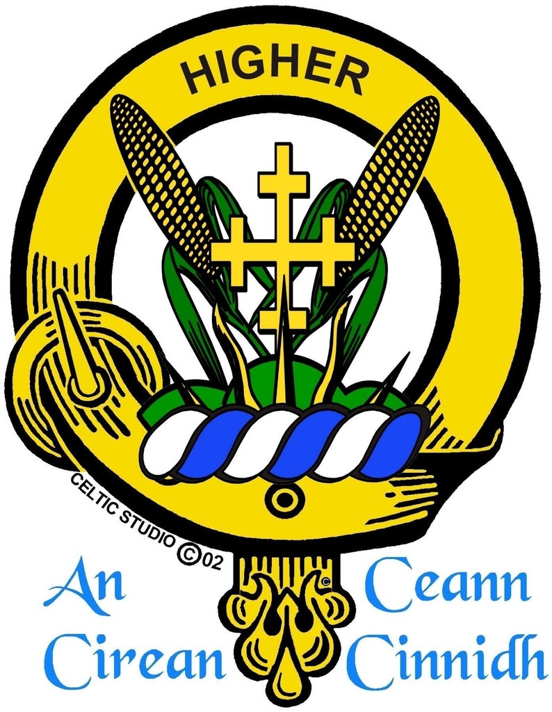 Galloway Clan Crest Scottish Cap Badge CB02 Etsy Australia