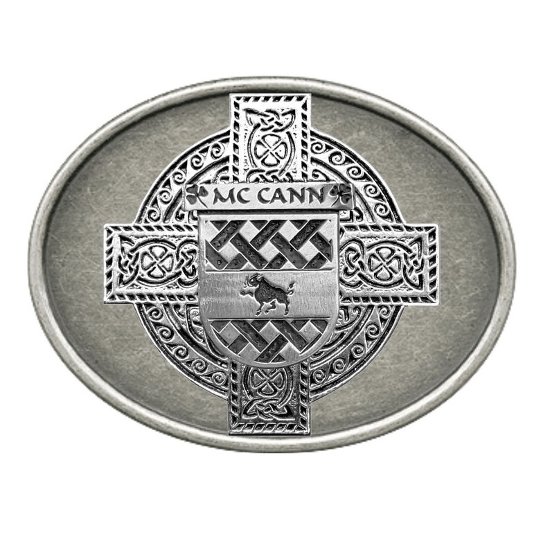 McCann Irish Coat of Arms Regular Buckle