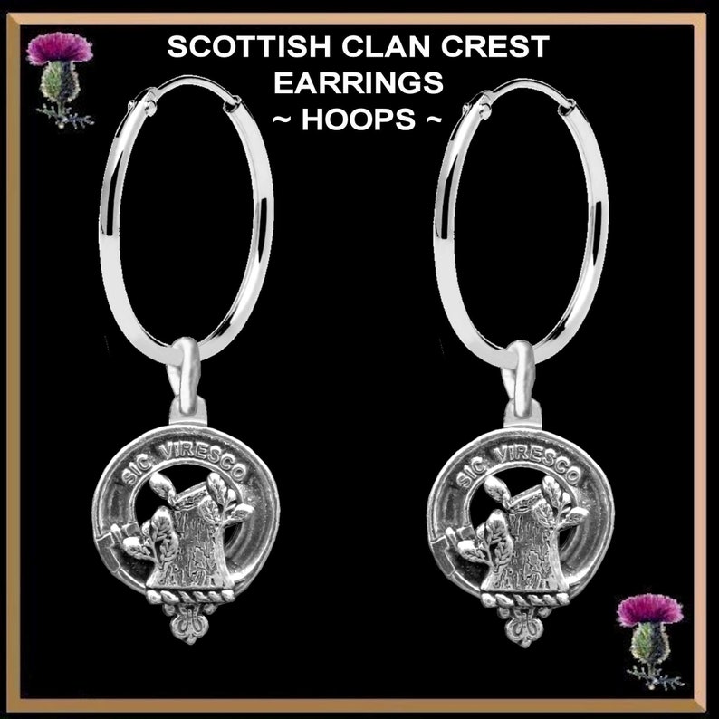 Christie Clan Crest Earrings