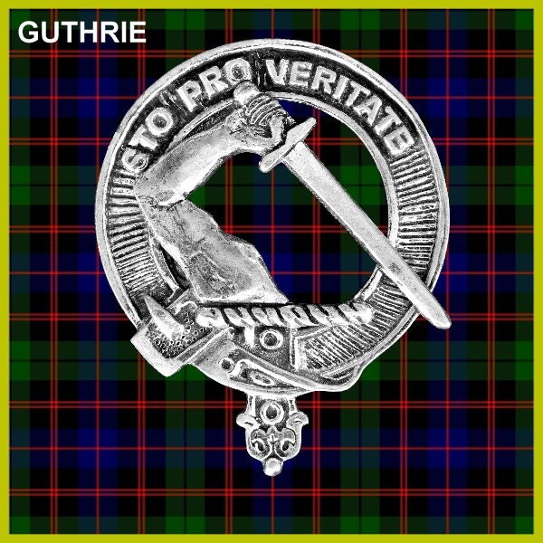 Guthrie Clan Crest Scottish Cap Badge CB02 Etsy UK