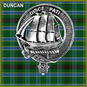 Duncan Clan Crest Scottish Cap Badge CB02 image 1