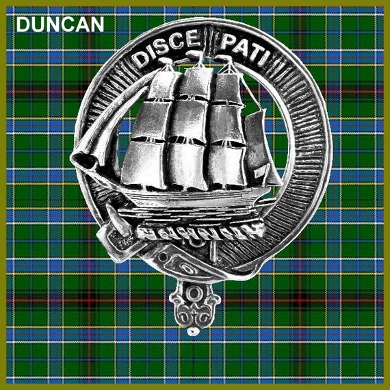 Duncan Clan Crest Scottish Cap Badge Cb02 Etsy