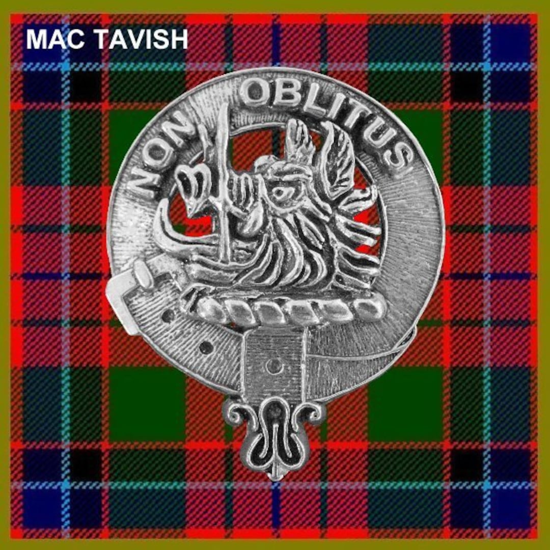 MacTavish Modern Tartan Crest Classic Cap