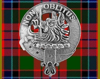 MacTavish Clan Crest Scottish Pewter Cap Badge CB01