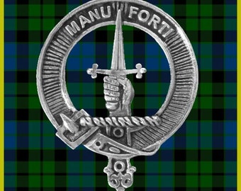 MacKay Clan Crest Scottish Cap Badge CB02