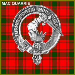 MacQuarrie Clan Crest Scottish Cap Badge CB02