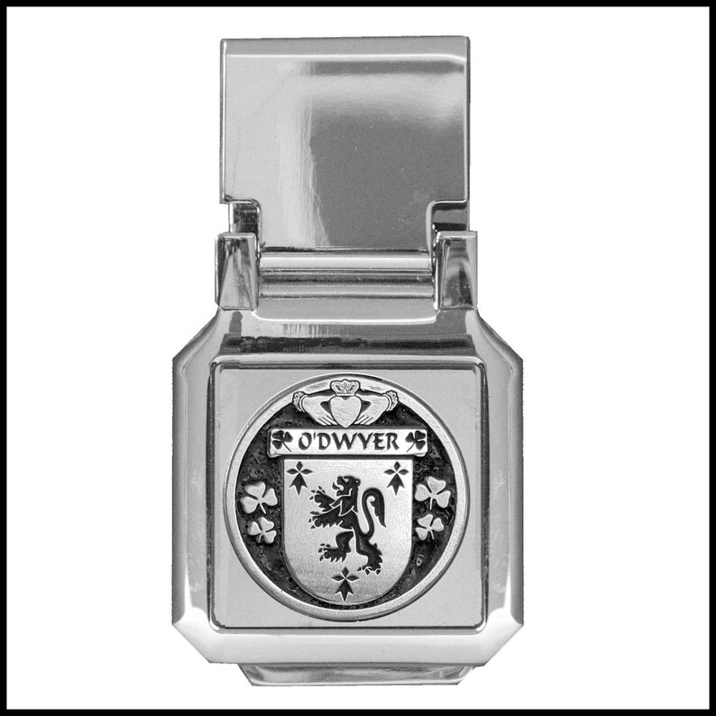 Dwyer Irish Coat of Arms Money Clip