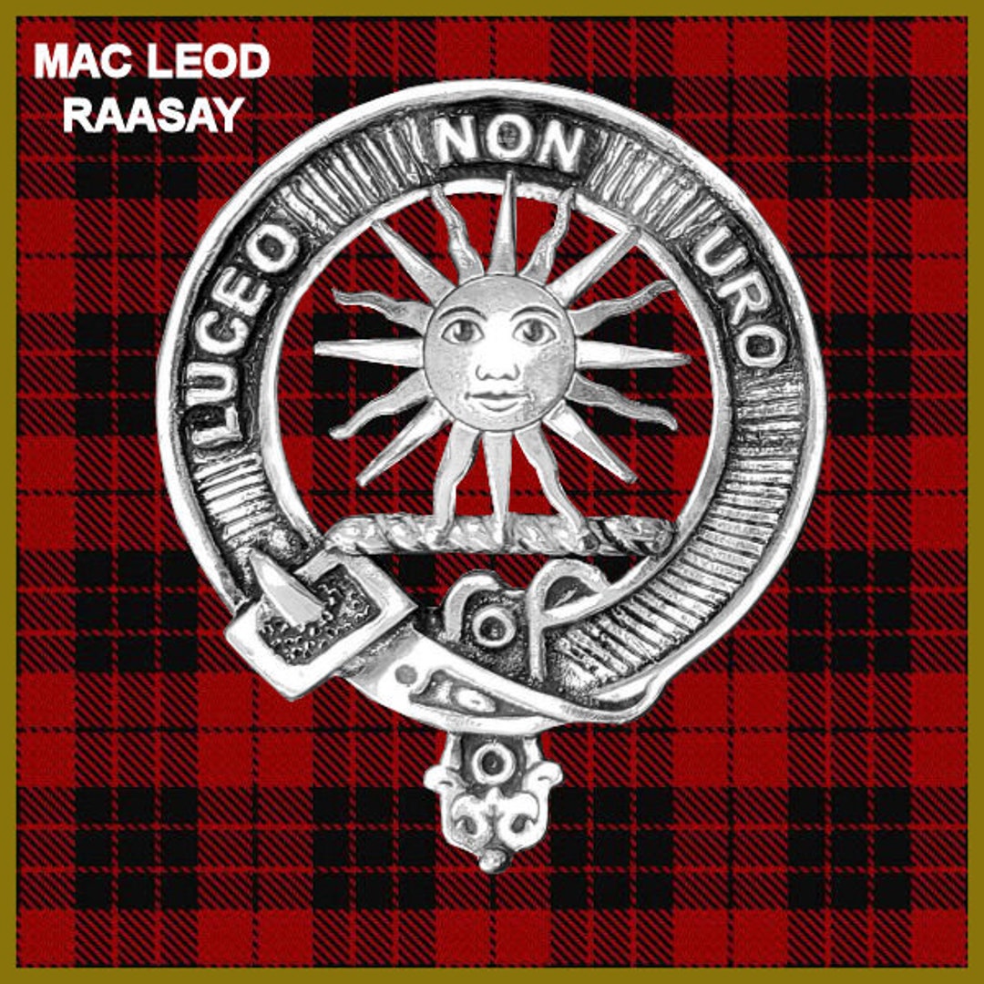 MacLeod of Raasay Tartan Crest T-shirt