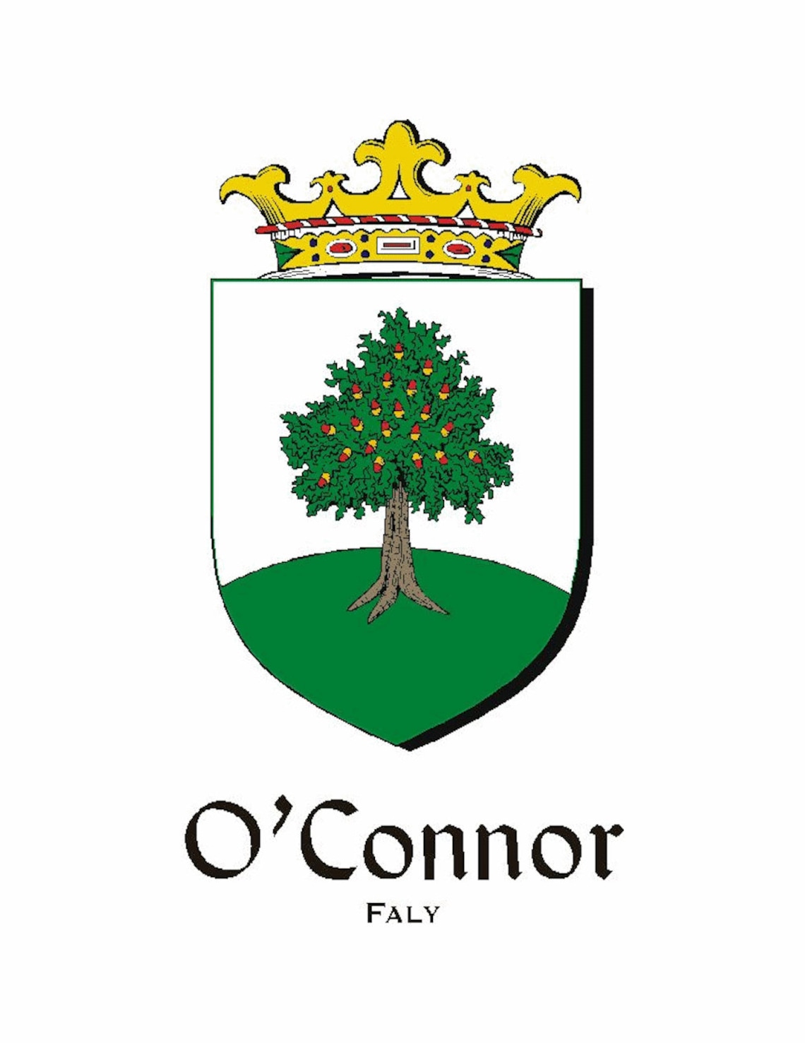 O'connor Offlay Irish Coat of Arms Celtic Cross Badge Etsy O'connor Offlay Irish Coat of Arms Celtic Cross Badge Etsy