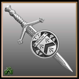 Walsh Irish Small Disk Kilt Pin ~ ISKP01