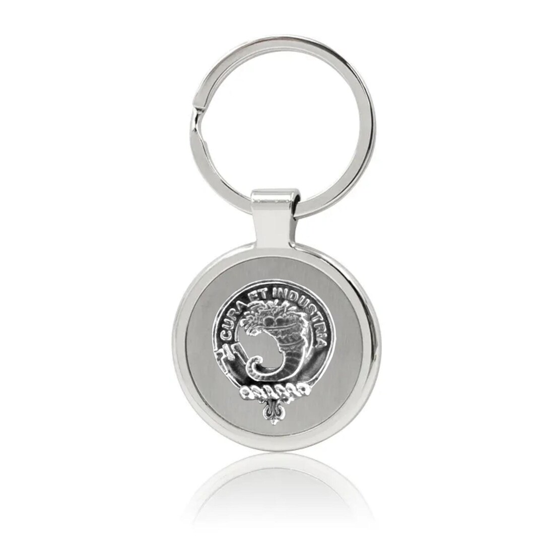Walker Clan Crest Stainless Steel Key Ring - Etsy