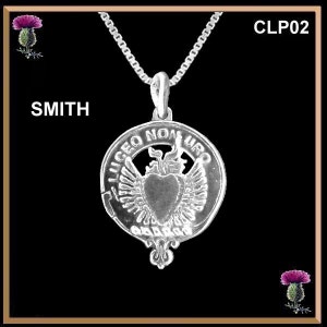 Pingente Escocês com Brasão do Clã Smith CLP02