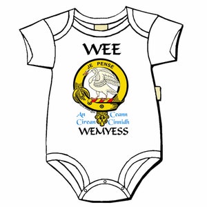 Wemyess Scottish Clan Crest Baby Jumper