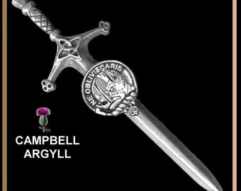 Campbell (Argyll) Clan Crest Kilt Pin, Scottish Pin ~ CKP02