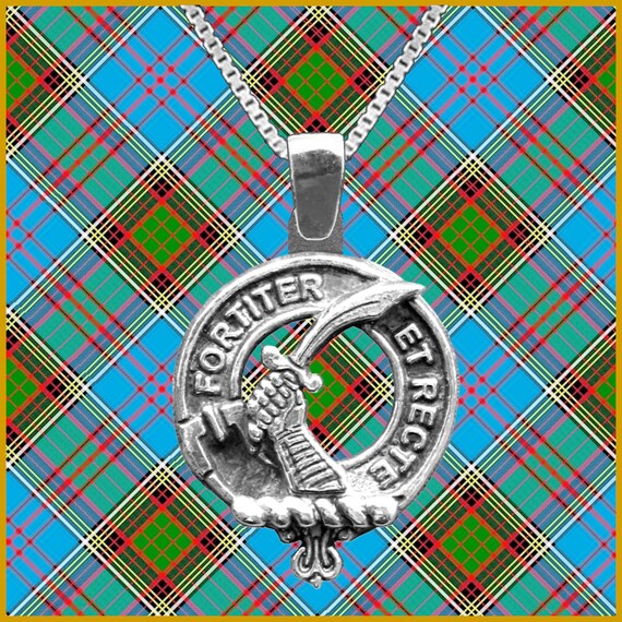 Elliott Large 1 Scottish Clan Crest Pendant Sterling | Etsy
