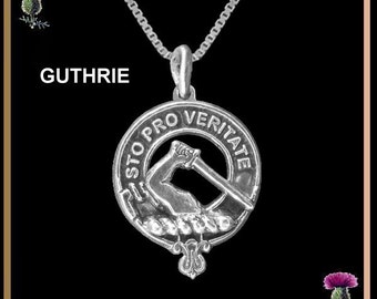 Guthrie Clan Crest Scottish Pendant CLP02