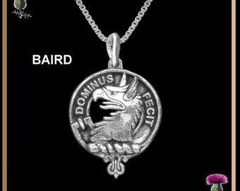 Baird  Clan Crest Scottish Pendant CLP02