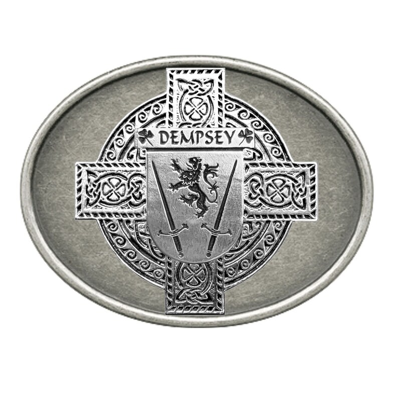 Dempsey Irish Coat of Arms Regular Buckle